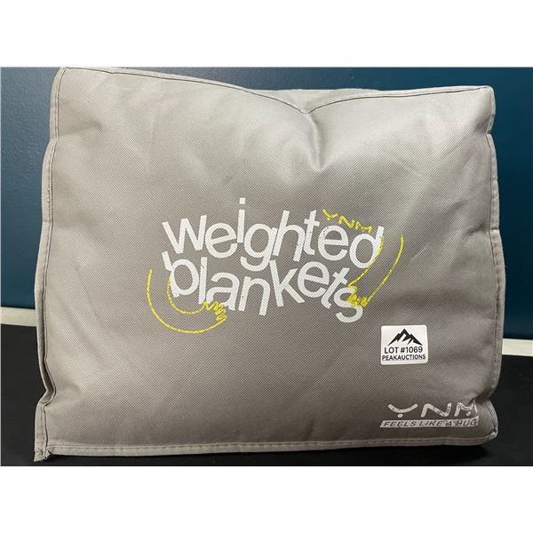 Lot of 1 Weighted Blanket For Adults - 20lbs - Dark Grey - Brand New!