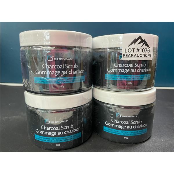 Lot of 4 Charcoal Scrubs