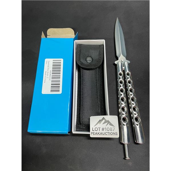 Lot of 1 Butterfly Stainless Steel Knife