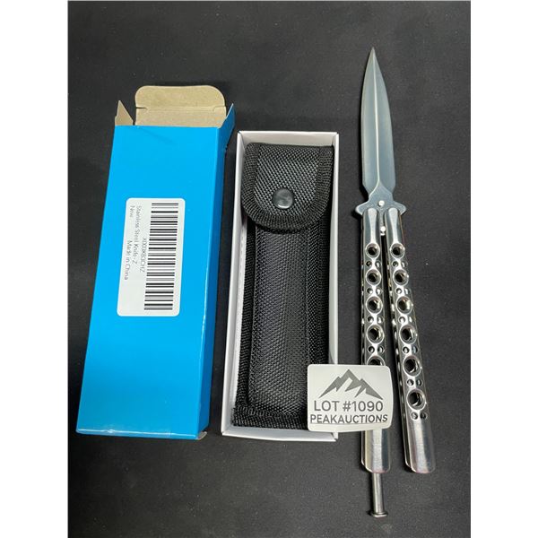 Lot of 1 Butterfly Stainless Steel Knife