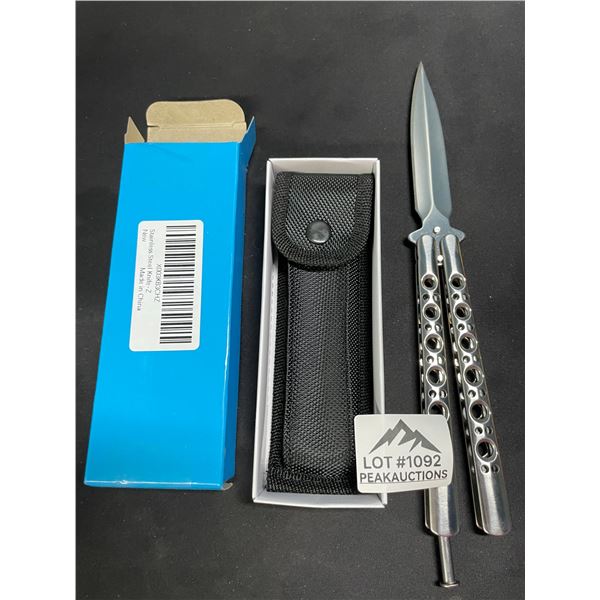 Lot of 1 Butterfly Stainless Steel Knife