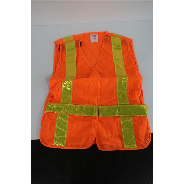 GILET DE SÉCURITÉ HAUTE VISIBILITÉ (ORANGE)