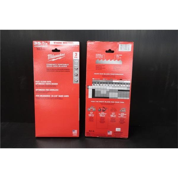 BTE DE 3 LAMES DE SCIE À RUBAN PORTABLE 35 3/8" MILWAUKEE 48-35-0529