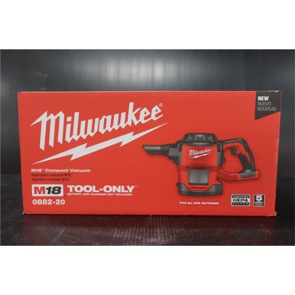 (G16) ASPIRATEUR COMPACT SANS-FIL MILWAUKEE 0882-20