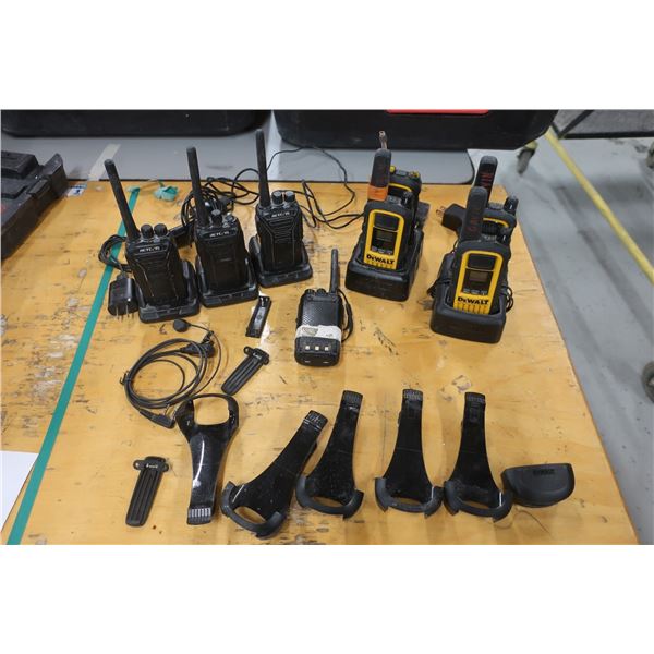 LOT DE 7 WALKIE-TALKIE DIVERS