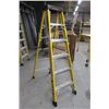 Image 1 : (G25) ESCABEAU 6' FEATHERLITE JAUNE