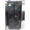 Image 1 : CABINET EN MÉTAL MOBILE 4-ÉTAGÈRES 36"x18"x77.5" NOIR SANS CLE