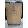 Image 1 : CABINET EN BOIS MOBILE 3-ÉTAGÈRES 44"x20"x66"