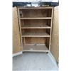 Image 2 : CABINET EN BOIS MOBILE 3-ÉTAGÈRES 44"x20"x66"