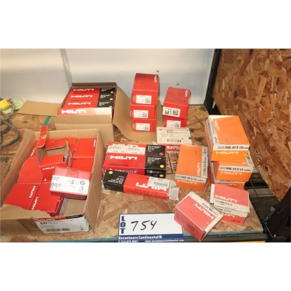 LOT: VISES/CLOUES HILTI ASST