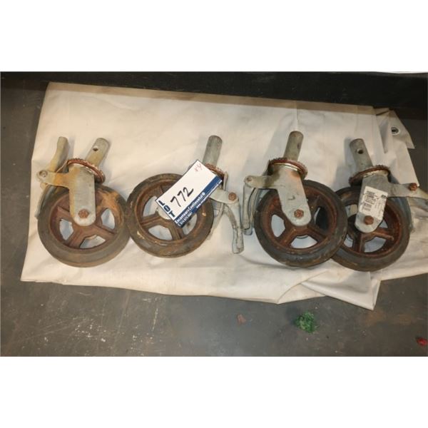 ROUE PIVOTANTES 8" dia