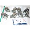 Image 1 : LOT DE 8 ROUES PIVOTANTES 2" dia