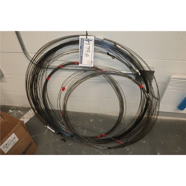 LOT:5 FILS DE TIRAGE EN ACIER ASST