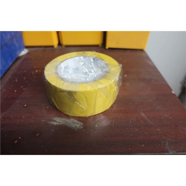 ROULEAU RUBAN ADHÉSIF SÉCURITÉ JAUNE