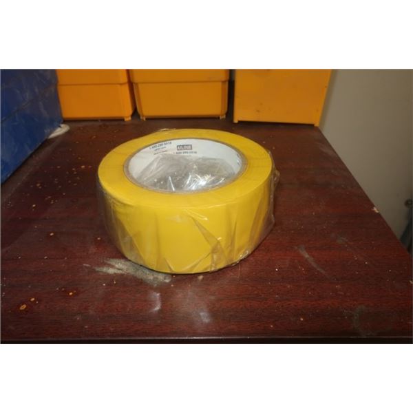 ROULEAU RUBAN ADHÉSIF SÉCURITÉ JAUNE