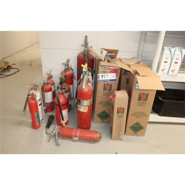 LOT: 18 EXTINCTEURS ASST ÉTAT INCONNU