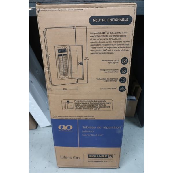 TABLEAUX DE REPARTION LOADCENTRE, QO, 1 PHASE, 40 SPACES, 80 CIRCUITS, 200A MAIN BREAKER, PON, NEMA1