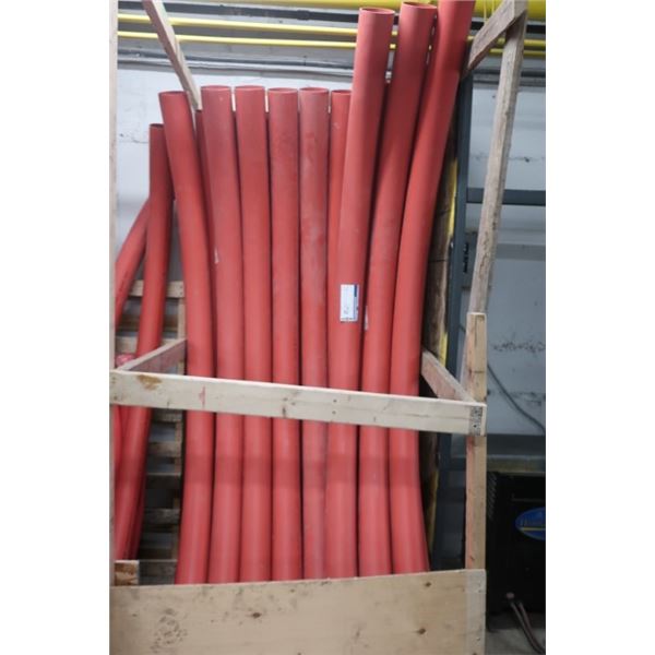 LOT DE 19 CONDUITS EN PVC 4 1/2" 90° IPEX 029258