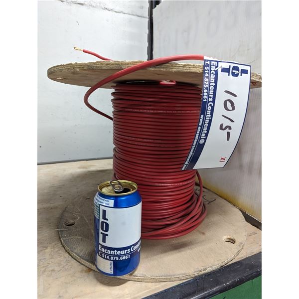 BOBINE DE FIL #10 AWG ROUGE