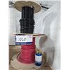 Image 1 : LOT:2 BOBINES DE FIL #8 AWG (ROUGE & NOIR)
