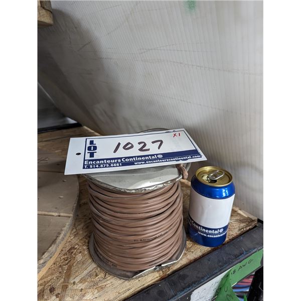 BOBINE DE FIL 3C/#18 AWG BRUN