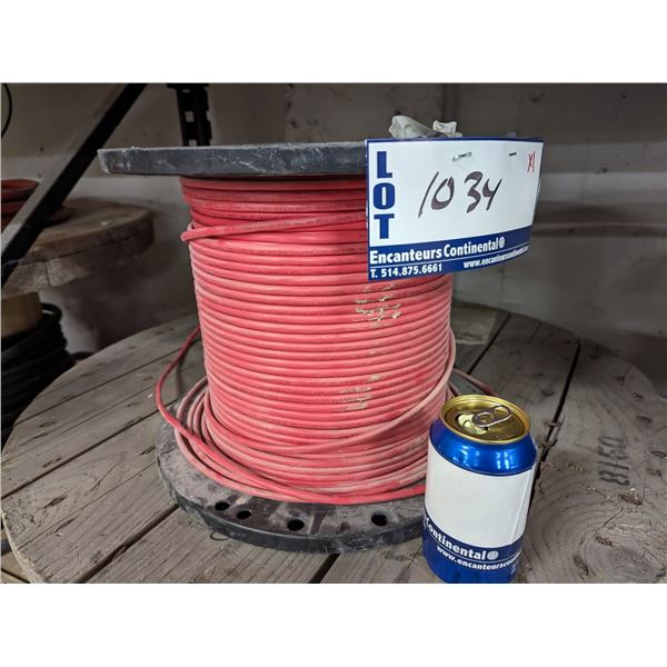 BOBINE DE FIL CAT6 SHEILDED ROUGE