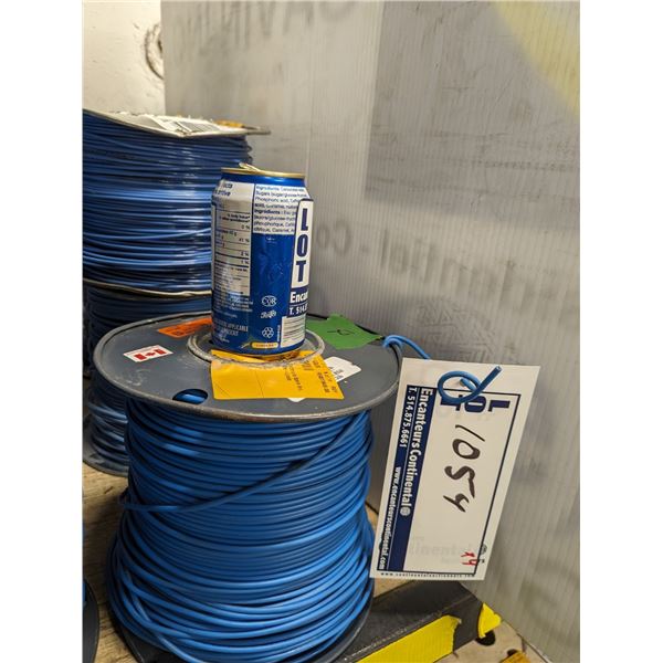 BOBINE DE FIL 12 AWG BLEU