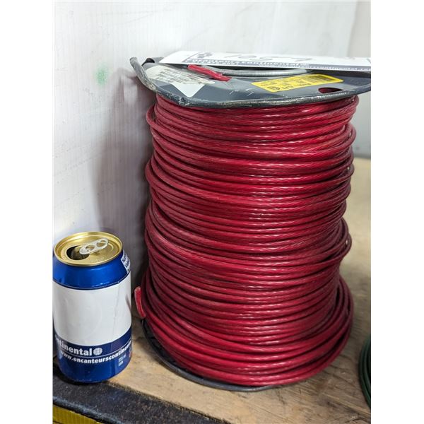 BOBINE DE FIL 10 AWG ROUGE