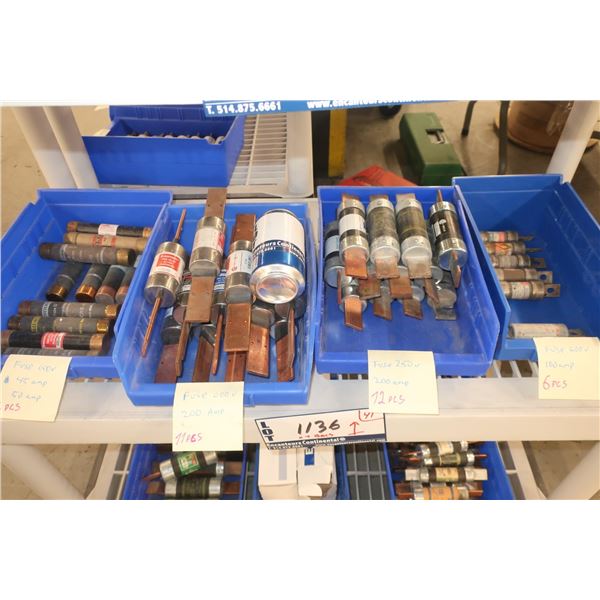 LOT: 56 FUSIBLES (45, 50, 100, 200 AMP)