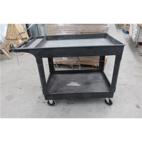 CHARIOT 45 x26 x33.5  PLASTIQUE NOIR