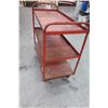 Image 2 : CHARIOT 3 TABLETTES 45"x20"x24" MÉTAL ROUGE