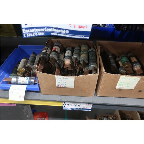 LOT: 53 FUSIBLES ASST (150,175,ET 200 AMP)