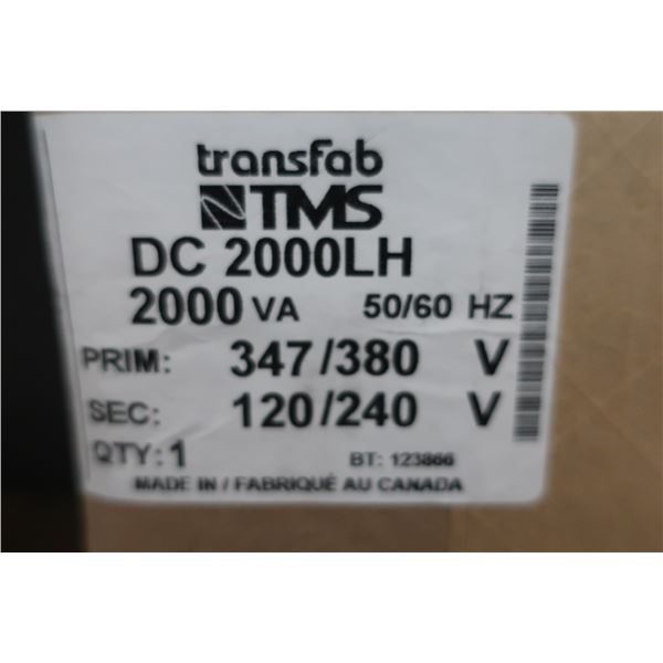 TRANSFORMATEUR TRANSFAB TMS 347/380 -120/240v