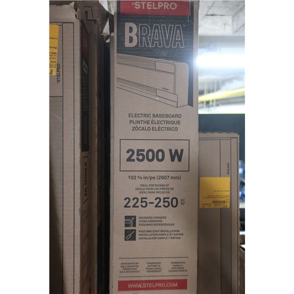 CHAUFFAGE PLINTHE 2500 W STELPRO BRAVA 225-250sqft 102 3/8"