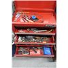 Image 2 : CABINET D’OUTILS MOBILE ROUGE AVEC CONTENU