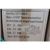 Image 1 : BTE DE 21pcs 4-11/16" SQUARE WRAPAROUND BOX FOR STEEL STUDS WITH SUPPORT BRACKETS #72171-KSSX