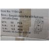 Image 1 : BTE DE 50pcs GANGABLE DEVICE BOX WITH FLUSH EARS AND CABLE CLAMPS #1104-LA