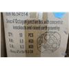 Image 1 : BTE DE 50pcs 4" OCTAGON EXTENTION JUNCTION BOX WITH CONCENTRIC KNOCKOUTS AND RAISED EARTH GROUNDING 
