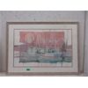 Image 1 : Large Framed 1988 P. Brent Sail Boat Print