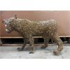 Image 1 : Beaded Jaguar Statue - 6" x 20" x 15" tall