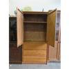 Image 2 : Tall Wood Wardrobe Cabinet with Drawers