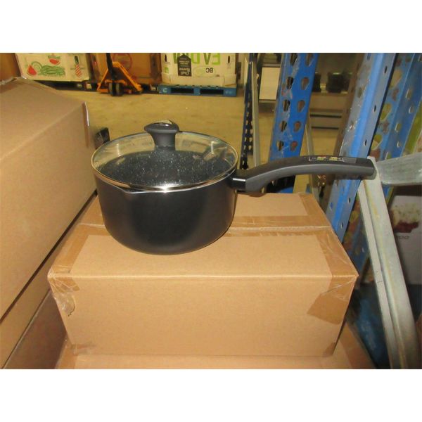 2 New 3 Quart Aluminum Sauce Pans w/Lids