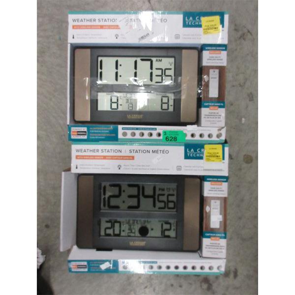 2 La Crosse Weather Stations - Open box 