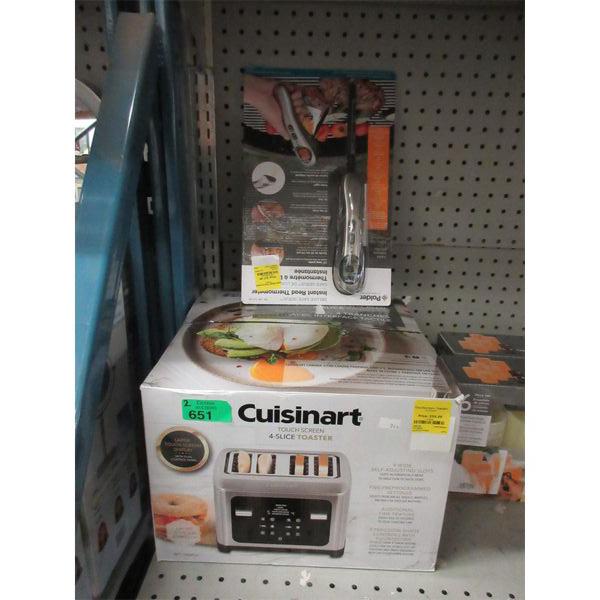 Instant Read Thermometer & Cuisinart Toaster