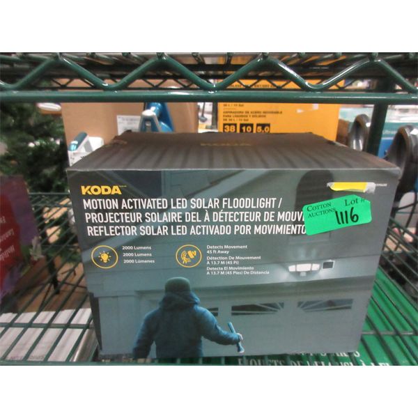 KODA Motion Activated LED Solar Floodlight