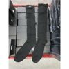 Image 1 : New Smilodon Black Heated Knee High Socks - XL