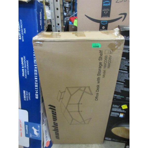 New Noblewell Corner Desk with Shelf