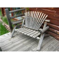 Large Adirondack Settee