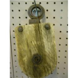 6" Wooden Block Pulley