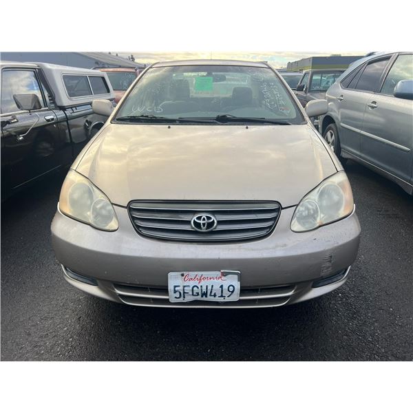 2004 Toyota Corolla S